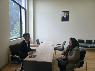 Tərtər Rayon İcra Hakimiyyətində mütəmadi olaraq vətəndaşların müraciətləri dinlənilir