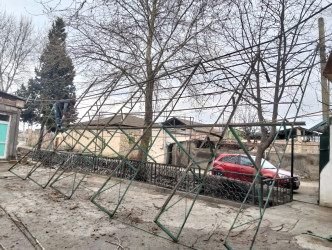 Tərtərdə qanunsuz quraşdırılan tikili aşkarlanaraq sökülüb