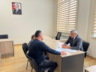 Tərtər Rayon İcra Hakimiyyətində mütəmadi olaraq vətəndaşların müraciətləri dinlənilir