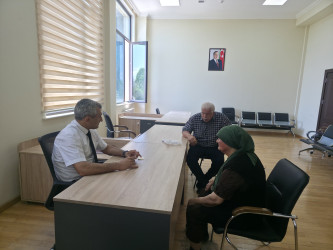 Tərtər Rayon İcra Hakimiyyətində mütəmadi olaraq vətəndaşların müraciətləri dinlənilir