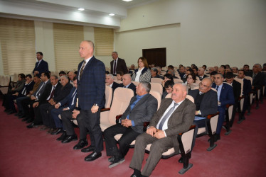 Tərtərdə pambıqçılıq sahəsində mövcud vəziyyət və qarşıda duran vəzifələr müzakirə edilib