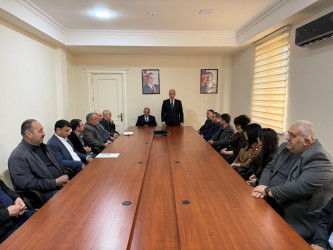 Tərtərdə “Ümummilli Lider və memarlıqda milli üslub” mövzusunda “dəyirmi masa” keçirilib