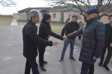 Milli Məclisin deputatı Sahib Alıyev Tərtər rayonunun Əskipara kəndində seçicilərlə görüşüb