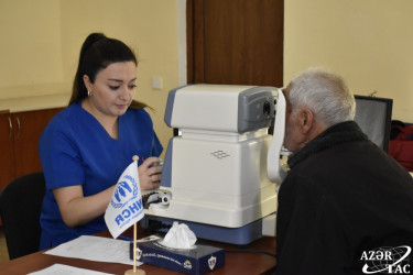 Tərtərdə qaçqın və məcburi köçkün ailələri üçün tibbi aksiya keçirilib