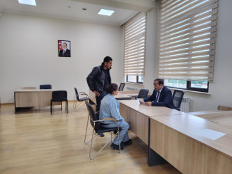 Tərtər Rayon İcra Hakimiyyətində mütəmadi olaraq vətəndaşların müraciətləri dinlənilir