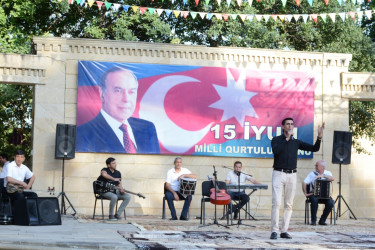 Tərtərdə 15 iyun Milli Qurtuluş Günü münasibəti ilə konsert proqramı təşkil olunub