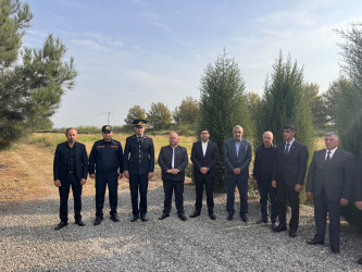 Vətən Müharibəsi şəhidləri Mənsimli İntiqam və Quluzadə Elminin şəhadətə qovuşmasının 6-cı ildönümü münasibətilə məzarları ziyarət olunub