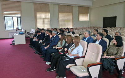 Tərtərdə dövlət qulluqçuları üçün təlim keçirilib