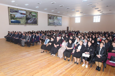 Tərtər Rayon İcra Hakimiyyətinin təşkilatçılığı ilə tibb və təhsil işçiləri üçün antikorrupsiya mövzusunda maarifləndirici tədbir keçirilib
