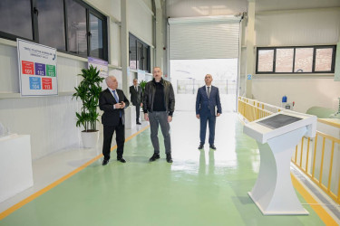 İlham Əliyev Ağdərə rayonunda “Qozlukörpü” Su Elektrik Stansiyasının açılışında iştirak edib