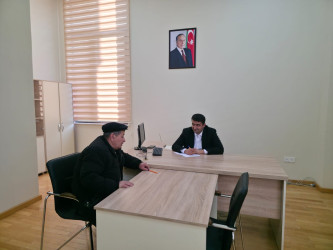 Tərtər Rayon İcra Hakimiyyətində mütəmadi olaraq vətəndaşların müraciətləri dinlənilir