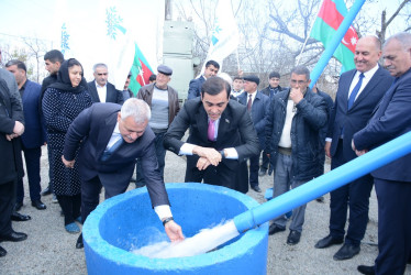 Tərtər rayonunun Kəngərli kəndində 200-ə yaxın ailəyə texniki su xətti çəkilib