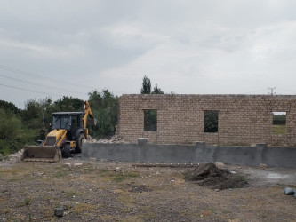 Tərtərdə daha bir qanunsuz tikili aşkarlanaraq sökülüb