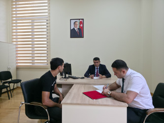 Tərtər Rayon İcra Hakimiyyətində vətəndaşların müraciətləri dinlənilib