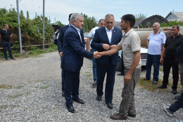 İcra başçısı İsmayılbəyli kəndində Birinci Qarabağ müharibəsi şəhidi Şəmil Quliyevin anasının yas mərasimində iştirak edib