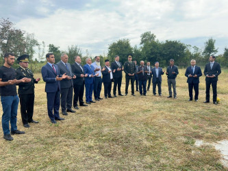 19 sentyabr antiterror əməliyyatları zamanı şəhid olan Kənan Ağayevin il mərasimi keçirilib