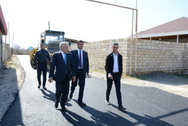 Tərtər şəhərinin şəhid Maarif Mustafayev küçəsində asfalt örtüyünün salınması işlərinə başlanılıb