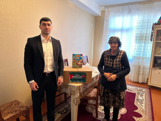 Heydər Əliyev Fondu Vətən Müharibəsi şəhidlərinin övladlarına ərzaq yardımı göndərib