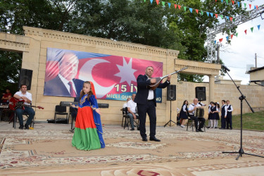Tərtərdə 15 iyun Milli Qurtuluş Gününə həsr olunmuş konsert proqramı təşkil olunub