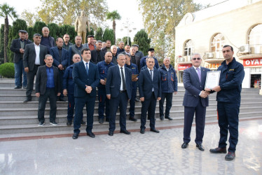 Tərtərdə 20 oktyabr – Azərbaycan energetiklərinin peşə bayramı günü qeyd olunub