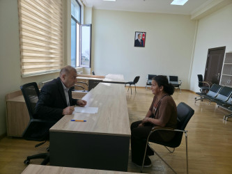 Tərtər Rayon İcra Hakimiyyətində mütəmadi olaraq vətəndaşların müraciətləri dinlənilir