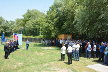 Tərtərdə Ulu Öndər Heydər Əliyevin hakimiyyətə gəlişinin ildönümünə həsr olunmuş su təminatı layihəsi reallaşdırılıb