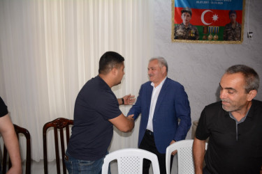 Tərtər Rayon İcra Hakimiyyətinin başçısı Müstəqim Məmmədov şəhid ailələri ilə görüşüb