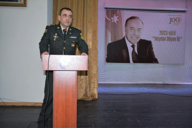 “Heydər Əliyev İli-2023”: “Heydər Əliyev və  Azərbaycan polisi” mövzusunda tədbir keçirilib