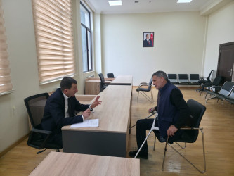 Tərtər Rayon İcra Hakimiyyətində mütəmadi olaraq vətəndaşların müraciətləri dinlənilir