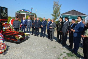 Lokal xarakterli antiterror tədbirləri zamanı şəhid olmuş Cavid Səfərovun 40 mərasimi keçirilib