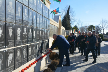 Tərtərdə avtomobil yolları işçilərinin peşə bayramı qeyd olunub