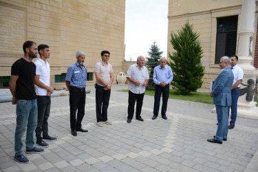 Tərtərli şəhid ailələri və  Vətən müharibəsi əlilləri müalicə və istirahət üçün Naftalan şəhərinə yola salınıb