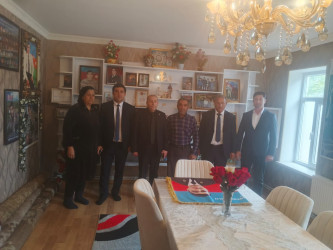 8 noyabr - Zəfər Gününün beşinci ildönümü ilə əlaqədar Vətən müharibəsinin şəhidi Surxayzadə Cahangirin ailəsi ziyarət edilib