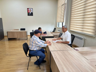 Tərtər Rayon İcra Hakimiyyətində mütəmadi olaraq vətəndaşların müraciətləri dinlənilir