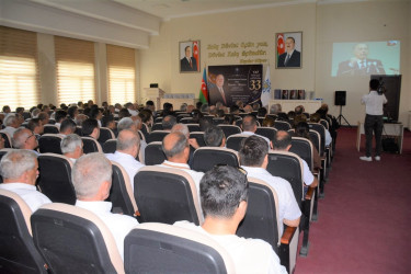 Yeni Azərbaycan Partiyası Tərtər Rayon Təşkilatının yaradılmasının 33-cü ildönümü qeyd olunub