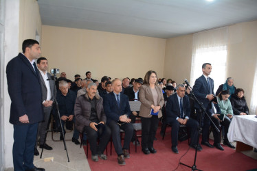 Rayon rəhbərinin növbəti səyyar-qəbul görüşü Ağkənd kəndində keçirilib