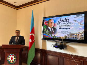 Tərtərdə “Sülh – bir gələcək üçün birgə” mövzusunda   “dəyirmi masa” keçirilib
