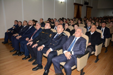 Tərtərdə Ümummilli Lider Heydər Əliyevin anım gününə həsr olunmuş tədbir keçirilib