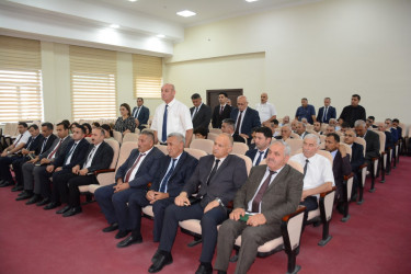 Tərtər Rayon İcra Hakimiyyətində növbəti aparat müşavirəsi keçirilib