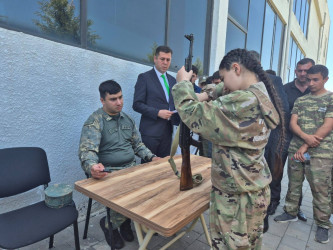 "Şahin" hərbi-idman oyununun Qarabağ regionu üzrə zona birinciliyi keçirilib