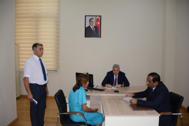 Rayon rəhbəri tərəfindən növbəti dəfə vətəndaşların müraciətləri dinlənilib