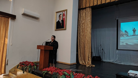 Tərtər Rayon Mədəniyyət Mərkəzində 27 Sentyabr – Anım Gününə həsr olunmuş tədbir keçirilib