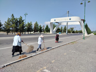 Tərtər şəhəri ərazisində iməclik aksiyası keçirilib