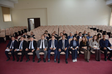 Tərtərdə dövlət qulluqçuları üçün təlim keçirilib