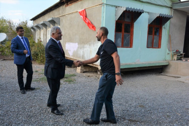 İcra başçısı Vətən müharibəsi şəhidi Əhmədzadə Mürşüd Müdahil oğlunun ikinci ildönümü ilə əlaqədar ailəsini ziyarət edib