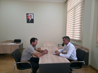 Tərtər Rayon İcra Hakimiyyətində mütəmadi olaraq vətəndaşların müraciətləri dinlənilir