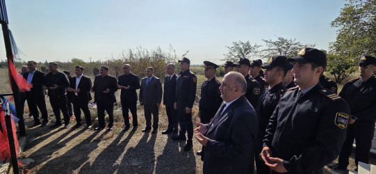 Vətən Müharibəsi şəhidi Ağayev İntiqamın şəhadətə qovuşmasının 6-cı ildönümü münasibətilə məzarı ziyarət olunub