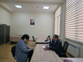 Tərtər Rayon İcra Hakimiyyətində mütəmadi olaraq vətəndaşların müraciətləri dinlənilir