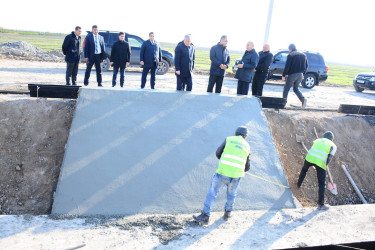 Rayon rəhbəri “Tərtər” sol sahil magistral kanalında aparılan təmir-bərpa işlərlə yerində tanış olub