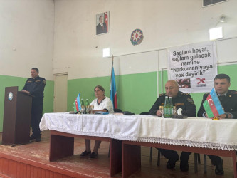 Hacıqərvənd kənd tam orta məktəbində maarifləndirici tədbir keçirilib